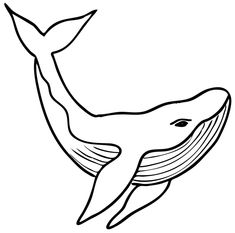 a whale that is swimming in the ocean coloring pages for kids and adults to color