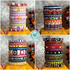 Cotton Thread Bangles, Cute Aesthetic Jewelry, Cultural Heritage Of India, Pink Bangles, Bangle Making, Fabric Bangles, Bridal Jewellery Inspiration, Thread Bangles Design, Colorful Bangles