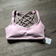 Nwt Lululemon Free To Be Ribbed Bra *Wild Size: 8 Color: Pkpi Ship Asap! Free To Be Wild Lululemon, Free To Be Bra, Lululemon Outfits, Lululemon Free, Lululemon Bras, 2024 Christmas, Pink Sports, Pink Sports Bra, Pink Bra