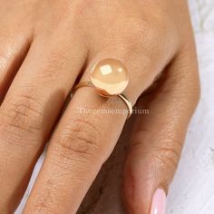 Direct Manufacturer/Gold Sphere Ring/Round Ball Ring/Gold Ring/Gold Ball Ring/Statement Ring/Minimalist Ring/Solid Gold Ring/14k Rose Gold CUSTOM/DUTY-FREE SHIPPING WORLDWIDE, BUYERS DON'T HAVE TO PAY ANY CUSTOM FEES WHILE IMPORTING Details Made to order Material: 14k/18k gold Color Options: Yellow Gold, White Gold, Rose Gold The Ring Details ★ Ball Diameter: 12 mm ★ Band Width: 2 mm Please carefully choose your ring size from the option menu during checkout. ☂ Shipped with Insured Shipping with Modern Rose Gold Round Ring, Modern Rose Gold Open Dome Ring, 14k Rose Gold Open Dome Ring, Rose Gold 14k Gold Open Dome Ring, Rose Gold 14k Open Dome Ring, Rose Gold Open Dome Ring Gift, Rose Gold Midi Rings Fine Jewelry, Minimalist Rose Gold Dome Ring Gift, Rose Gold Dome Ring Fine Jewelry For Gift