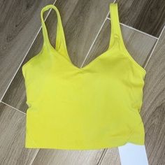 Nwt Lululemon Align Nulu Crop Style Tank Nwt Lululemon Align Nulu Crop Style Tank Yellow Serpentine Perfect! Tank Size 8 100% Authentic So Gorgeous Light Support: Intended To Provide Light Support For An A/B Cup Other Colors Available Listed Separately Listing Is For Soleil Yellow Sizes 0-14 Fit A/B Cups Tight Fit Contours Your Body Cropped Length Is Cut Above The Waistperfect With High-Rise Pants Lycra: Added Lycra Fibre For Shape Retention Built-In Bra: Built-In Bra Gives You Added Support And Yellow Stretch Sports Bra For Yoga, Yellow Stretch Seamless Sports Bra, Yellow Seamless Stretch Sports Bra, Yellow Sleeveless Activewear For Sports, Yellow Sleeveless Sports Activewear, Yellow Stretch Sports Bra For Workout, Yellow Sleeveless Sports Bra For Gym, Yellow Sports Bra For Yoga, Yellow Sleeveless Activewear For Gym