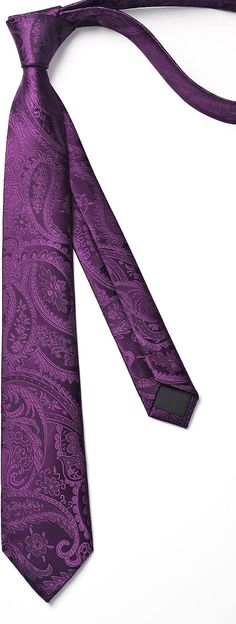 Imported Silk Blend + Polyster Tie closure Hand Wash ETF4015P15D Skinny Necktie: 2.17''(5.5cm)* 59''(150cm),Only 1 Tie + Gift Box.It comes in well packaging and is wonderful gifts for men. Occasions for business/party/dating/wedding etc. Gifts as thanksgiving/Xmas/valentine's day/birthday etc. Package include: 1 Tie + Gift Box Enlision and Hisdern are the same brands, please rest assured to buy. If you have any questions please contact us. Fitted Purple Suit And Tie Accessories For Party, Tie Gift Box, Formal Tie, Business Party, Paisley Tie, Tie Gifts, Valentines Day Birthday, Polished Look, Gifts For Men