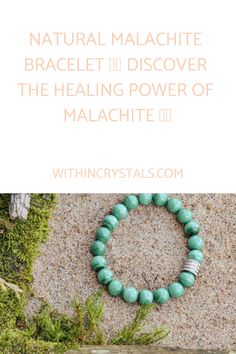 Looking for a stunning piece of jewelry that brings positive energy and promotes balance in your life? Look no further! Our Natural Malachite Bracelet is handcrafted with love and features genuine malachite stones known for their powerful healing properties. 💚✨ Embrace the beauty and energy of malachite with this unique bracelet. Shop now and start your journey to a harmonious and balanced life! 🔮💫 Malachite Bracelet, Bracelet Shop, Balanced Life, Malachite Stone, Healing Power, Unique Bracelets, Healing Powers, Healing Properties, Original Gift