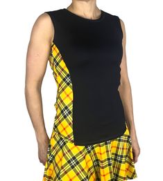 "Step up your game in this fun and colorful sleeveless athletic shirt. The golf, tennis, running or sports shirt or tank is made of high-performance spandex with side panels (flattering to your shape!). The back of the tank is slightly longer than the front. The top will fall mid-hip on an average height (5'5\") - but if you'd like it a little longer or shorter, please tell us in the comments when ordering. Women's Sizing: Extra Small (Size 0-2): Bust 31\"-32\" / Waist 24\"-25\" / Hips 33\"-35\" Outfits Athletic, Womens Athletic Outfits, Average Height, Tennis Shirt, Tennis Shirts, Womens Sports, Yoga Top, Sports Shirt, Golf Skirts