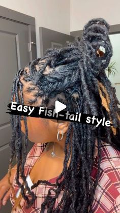 Mid Back Loc Styles, Locs Over Braids, Long Locs Updo Styles Black Women, Loc Styles No Retwist Long, Date Night Loc Styles, Loc Styles For Wedding Guest, Unique Loc Styles Long, Loc Styles For Black Women Long, Classy Loc Styles For Women