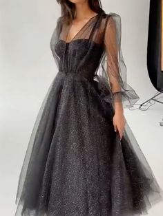 Sparkly Tulle Dress, Tulle Dress Black, Buy Wedding Dress, Dress Party, Wedding Party Dresses, Party Dresses For Women, Tulle Dress, Dress Black, Party Dress