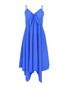 Olivia Mark - Cami dress with asymmetric hem and tie detail Cami Dress, Olivia Mark, Asymmetric Hem, Hot Pink, Black Pink, Blue Color, Summer Dresses