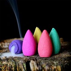 100pcs Mixed Color Backflow Incense Cones|IncenseBurn Little Buddha, Sandalwood Incense, Backflow Incense, Burning Incense, Incense Cones, Incense Sticks, Favorite Scents, Incense Holder, Incense Burner