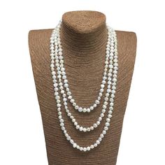 70" Length Baroque Freshwater Pearl Necklace for just $137.00 #pearls #tahitianpearls #baroquepearls #pearlstrands #motherofpearls #pearlsaregirlsbestfriend #classicpearls #FineJewellery #pearlsofwisdom #luxuryjewelry Pearl Necklace Handmade, Pearl Sweater, Long Pearl Necklace, Large Pearl Earrings, Golden South Sea Pearls, Baroque Pearl Necklace, Pearls Necklace, Freshwater Pearl Bracelet, Women Necklace