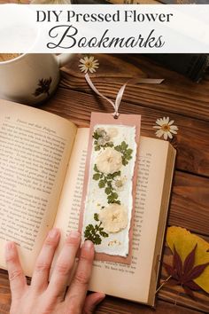 Pressed Flower Bookmarks, Sugar Maple Farmhouse Pressed Flower Craft, Tea Party Activities, Homeschool Crafts, Bookmark Craft, Flower Craft