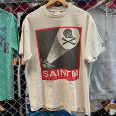 Brand New Cream And Red Saint Michael X Neighborhood T-Shirt Sz Medium Saint Michael Clothing, Neighborhood Clothing, Apparel Design Inspiration, Michael X, Brand Ideas, Concept Clothing, Streetwear Clothes, Shirts Graphic, Saint Michael