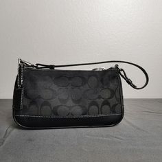 Coach Vintage Y2k Black Signature Monogram Demi Shoulder Bag 6094 Excellent Vintage Condition. With Light Wear Throughout Which Only Adds Vintage Charm Width:8.5 In Height:5 In Depth:2 In Vintage Coach Bags, Bags Coach, Y2k Black, Vintage Coach, Vintage Charms, Coach Bags, Vintage Y2k, Shoulder Bags, Bag Lady