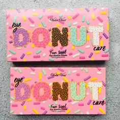 #ad Violet Voss Eye DONUT Care Fun Sized Eyeshadow Palette NEW Donut Care, Shadow Pictures, Fun Sized, New Sign, Donuts, Original Box, Eye Makeup