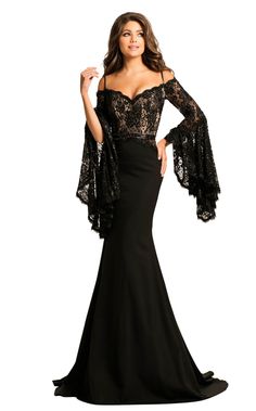 Off Shoulder Prom Dress, Johnathan Kayne, Ponte Knit Dress, Pageant Gown, Formal Evening Wear, Pageant Gowns, فستان سهرة, Glass Slipper, Prom Dresses With Sleeves