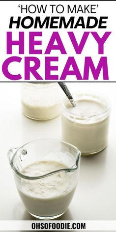 how to make homemade heavy cream