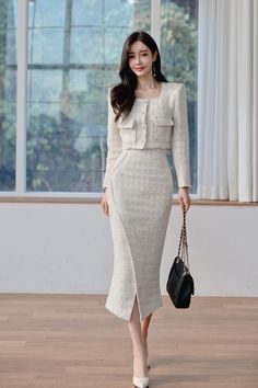 Áo Blu, Rok Outfit, Elegant Dresses Classy