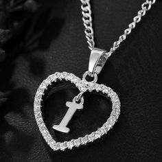 Meaningful Letters, Heart Pendant Necklace Silver, Helly Shah, Flowers Wallpapers, Gold C, Gold G, Christmas Gifts For Wife, Romantic Poetry, Gold Alloys