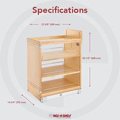 Are your usual storage units in the kitchen either not working anymore or are just not worth the tedious installment? Need a replacement that holds more and does more than your usual cabinets and drawers? The Rev-A-Shelf Soft-close Pullout Cabinet is a kitchen storage organizer designed to fit existing wall cabinets to maximize hard-to-reach spaces. Including a wood organizer with adjustable shelving, chrome rails, and mounting hardware, you'll have everything you need for a more organized and c Kitchen Cabinets Storage Organizers, Pull Out Kitchen Cabinet, Face Frame Cabinets, Sliding Cabinet, Kitchen Cabinet Organizer, Wood Organizer, Kitchen Shelves Organization, Knife Organization, Kitchen Base Cabinets