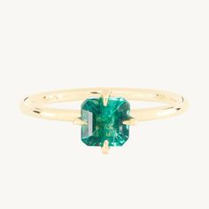 Spectrum Emerald Ring | Catbird Designer Rings, Emerald Engagement, Personalized Rings, Emerald Engagement Ring, 14k Gold Ring, Fine Rings, Emerald Ring, Stacking Rings, Ring Designs