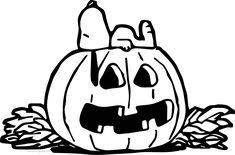 a black and white drawing of a pumpkin