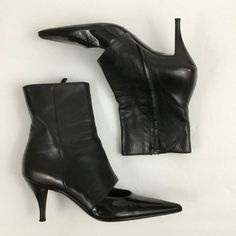 Barbara Bui Italian Peek A Boo Cutout Booties Pointy Toe Italian Short Boots. Made In Italy. Preowned Women’s Size 36. Shows Some Wear/Scuffs. Loc: P5 Barbara Bui, Peek A Boo, Black Booties, Short Boots, Shoes Heels Boots, Shoes Women Heels, Heeled Boots, Shoes Heels, Women Shoes