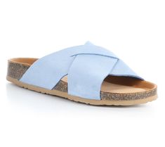 Enjoy easygoing sunny-day style with these soft suede slip-on sandals that instantly elevate casual ensembles. From Bos. & Co. Summer Suede Footbed Sandals With Cushioned Footbed, Summer Suede Slide Footbed Sandals, Suede Slide Footbed Sandals For Summer, Summer Suede Footbed Sandals With Textured Footbed, Suede Footbed Sandals With Textured Footbed For Summer, Summer Suede Footbed Sandals For Vacation, Suede Footbed Sandals For Summer Vacation, Casual Suede Slides For Spring, Casual Open Toe Suede Slippers