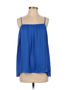 Vince Camuto Sleeveless Blouse Size: X-Small Tops - used. No Fabric Content | Vince Camuto Sleeveless Blouse: Blue Tops - Size X-Small Blue Sleeveless Camisole For Summer, Blue Cami Summer Blouse, Blue Cami Blouse For Summer, Blue Summer Camisole Sleeveless, Blue Sleeveless Summer Camisole, Blue Sleeveless Blouse Camisole For Summer, Sleeveless Stretch Rayon Tops, Blue Sleeveless Blouse For Day Out, Sleeveless Blue Blouse For Day Out