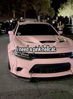 Pink Hellcat, Girly Car, Mia 3, Classy Cars, Pink Car, Fancy Cars, My Dream Car