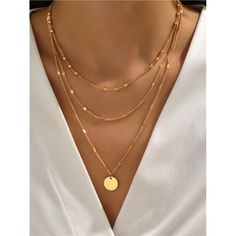 -Item Id 23142712 -Color: Gold -Gender: Women -Material: Copper **Open To Offers!!!** **Bundle To Save More** **30% Off Bundles Of 2 Or More Items!!** ***Orders Go Out Within 5-10 Business Days!! Thank You For Your Patience!! Multiple Sizes And Colors Available In Most Styles Don't See Your Size Or Color Listed, Just Ask. Trendy Layered Necklace With Delicate Chain, Trendy Gold Layered Round Necklace, Trendy Multi-strand Layered Necklace As Gift, Trendy Multi-strand Layered Necklace For Gifts, Trendy Round Layered Necklace As Gift, Trendy Round Layered Necklace For Gifts, Trendy Layered Chain Necklace, Multilayer Necklace, Necklace Ideas