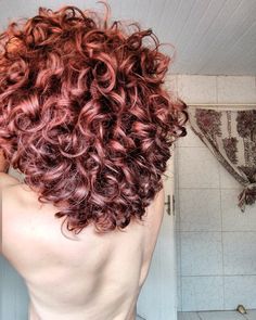 Red Dyed Curly Hair Men, Red Curly Hair Men, Curly Hair Cut, Perfect Curly Hair, Curly Haircut