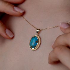 Looking for a special and elegant gift to make your loved ones happy? An oval necklace handcrafted from opal stone could be just what you're searching for! General Features Grams: 2.09 Size:16x12 Elegant Turquoise Chrysocolla Necklace, Elegant Oval Chrysocolla Necklace, Gold Turquoise Necklace Artisan Gift, Turquoise Gemstone Necklace For Anniversary, Gold Turquoise Necklace Artisan Style Gift, Elegant Handmade Turquoise Necklace As A Gift, Elegant Handmade Turquoise Necklace Gift, Elegant Handmade Turquoise Necklace For Gift, Turquoise Opal Jewelry As A Gift