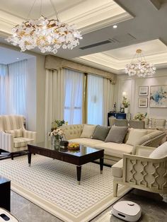 the living room is clean and ready to be used for entertaining guests or family members