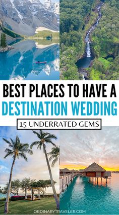 the best places to have a destination wedding