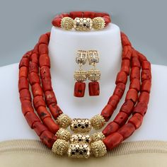 This is for high quality  handmade Jewelry, it takes 5-7 days for the production African Wedding Jewelry, Coral Jewelry Set, Wedding Jewelry Set, Bling Necklace, Natural Stones Necklace, Mobile Screen, Nigerian Wedding, Coral Jewelry, Jewellery Uk