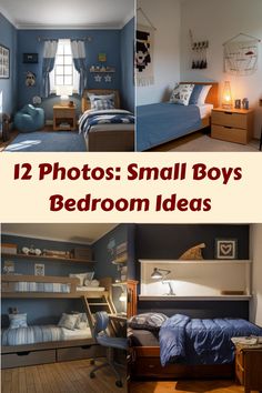 12 Photos: Small Boys Bedroom Ideas Boys Bedroom Small Space, Boys Bedroom Ideas Small Space, Small Boys Bedroom Ideas, Small Boys Bedroom, Small Boys Room, Bedroom Attic Ideas, Bedroom Small Space, Small Space Ideas, Small Boys Bedrooms