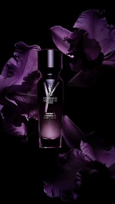 Ysl Fragrance, Perfume Aesthetic, Food Logo Design Inspiration, Creative Photography Projects, Fragrance Ad, Black Perfume, Fragrance Photography, Purple Bottle, Perfume Bottle Design