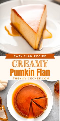 this creamy pumpkin flan is the perfect fall dessert