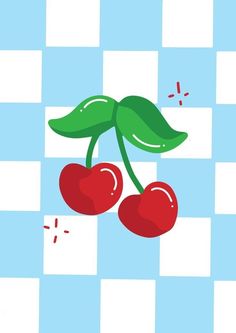 Destacadas
Instagram 
Feed
Icons Checkerboard Art, Cherries Art, Cherry Art, Fruit Poster, Drukarka 3d, Canvas Painting Designs