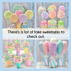 there's a lot of fake sweets to check out