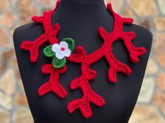 🔘 Christmas Scarf Crochet Jewelry Crochet Necklace ATTENTION! 🔘 If you purchase any combination of 3 items, including scarves, crochet jewelry, turbans, gloves, or hats, you can select an additional item from my shop as a complimentary gift. The chosen item should not exceed the value of 16.99 USD. Please refrain from completing the purchase for the selected free item. Instead, send the link or photo of your chosen item as a message to me. If you opt not to choose a free item, we will select a Christmas Scarf Crochet, Scarves Crochet, Crochet Beaded Necklace, Necklace Crochet, Jewelry Crochet, Ladies Necklace, Christmas Scarf, Beaded Necklace Designs, Crochet Fall