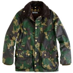 Boys' Barbour® Camouflage Bedale Jacket ($279) found on Polyvore Barbour Bedale, British Style, Military Jacket, Camouflage, Camo, Acne, Streetwear Brands, Gucci, Men And Women