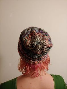 Gorgeous hand-knit slouchy beanie in a multicolored gradient sprinkled with flecks. A subtle twisting pattern adds squishiness and depth. Soft cotton-wool-silk blend.  Hand wash only. Produced and stored in a smoke-free environment. I foster cats - all efforts have been made to keep animal hair away from products both during production and storage, but cannot be guaranteed to be allergen-free. Hand Knitted Multicolor Slouchy Crochet Hat, Slouchy Multicolor Beanie Hat, Multicolor Crochet Slouchy Hat, Multicolor Slouchy Crochet Hat, Multicolor Knit Beanie One Size, Multicolor Slouchy Crochet Beanie, Slouchy Multicolor Crochet Beanie, Casual Multicolor Slouchy Crochet Hat, Multicolor Slouchy Hat For Fall