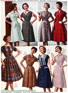 1958 Sears Fall Winter Catalog, Page 60 - Catalogs & Wishbooks 1950s Winter Fashion, 80s Coquette, 80s Aerobics, Japanese Names And Meanings, Historical Sewing Patterns, Southern Romance, Stephen Sanchez