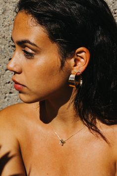 These are the ultimate statement hoops for your summer. The small Mood Hoops are ready for anything. The medium Moods are light and bold. The large Mood Hoops are fashion-forward and ready for hot nights out. Which mood are you in? 14k Gold Filled | Sterling Silver | 14k Rose Gold Filled Hammered texture Small Moods Drop: .75 in Medium Moods Drop: 1.25 in Large Moods Drop: 2 in Trendy Gold Hoop Earrings For Vacation, Chic Small Hoop Earrings For Summer, Chic Small Hoop Summer Earrings, Summer Chic Hoop Earrings, Minimalist Gold Hoop Earrings For Summer, Chic Summer Jewelry For Night Out, Chic Summer Night Out Jewelry, Chic Hoop Earrings For Beach, Chic Everyday Hoop Earrings For Summer