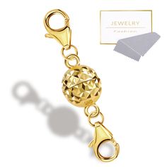 PRICES MAY VARY. Package: You will receive 1pcs 14k gold plated sterling silver magnetic jewelry clasps and a silver polishing cloth in the package so that you can clean it at any time. （each lobster clasp is 8mm size）. Suitable for most diy jewelry making, meeting your jewelry needs. Material: Made of 925 sterling silver, 14k gold plated. Lead Nickel and Allergy free. Strong and sturdy, not easy to break, rest assured to use. will not fade,rust,tarnish and it won’t turn your skin green! Design: Bracelet Extender, Magnetic Necklace, Necklace Clasp, Magnetic Jewelry, Necklace Clasps, Sterling Necklaces, Making Crafts, Jewelry Clasps, Allergy Free