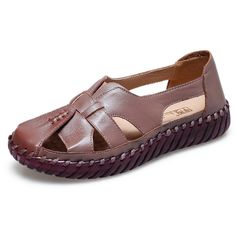 Step out in style this season with these stylish and comfortable Anisa Women's Loafers from USS Shoes. Crafted with a leather upper that is sure to become a staple feature in any fashionable wardrobe. The breezy loafer style allows for a stylish and comfortable fit, while the breathable and durable material ensures lasting comfort all year round. • Upper Material: Genuine Leather• Sole Material: TPR• Closure Type: Slip-On• Fit: Fits true to size, take your normal size• Insole Material: Microfibe Female Sandals, Shoes Trends, Brand Name Shoes, 2024 Fashion Trends, Leather Sandals Flat, Women Flats, Woman Shoes, Shoes Summer, Shoe Covers