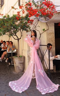 Taxes + Shipping included! Long Pink Party Dress, Long Pink Wedding Dress, Pink Long Party Dress, Pink Long Dress Gown For Party, Elegant Long Pink Dress, Pink Summer Wedding Dress, Glamorous Pink Long Sleeve Maxi Dress, Glamorous Long Sleeve Pink Maxi Dress, Long Pink Feminine Dress