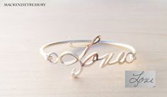 Personalized Signature Bracelet Signature by MackenzieTreasury Meaningful Engraved Wedding Bracelets, Silver Name Bangle Bracelet For Wedding, Handmade Adjustable Name Bracelet For Wedding, Adjustable Meaningful Bracelets For Weddings, Adjustable Meaningful Bracelet For Wedding, Elegant Handmade Name Bracelet For Wedding, Handmade Wedding Name Bracelet, Custom Name Sterling Silver Bracelets For Wedding, Sterling Silver Name Bracelet For Wedding