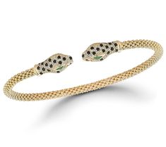 Embrace an edgier energy when you strike a pose in this stunning Italian Silver pave snake head popcorn cuff, adorned with pave white, black, and green cubic zirconia snake heads on each end. From Italian Silver. Snake Heads, Cuff Bracelet Silver, Snake Head, Silver Cuff Bracelet, Strike A Pose, Bracelet Silver, Popcorn, Cuff Bracelet, Cubic Zirconia