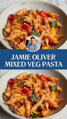 Jamie Oliver Mixed Veg Pasta Jamie Oliver Recipes, Pleasing Everyone, Jamie Oliver, Hearty Meals, Nutritious Meals, Tasty Dishes, Tomato Sauce, Pasta